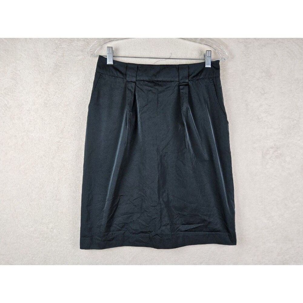 Jil Sander +J X Uniqlo Women's Lined Straight Pleated Skirt Size 4